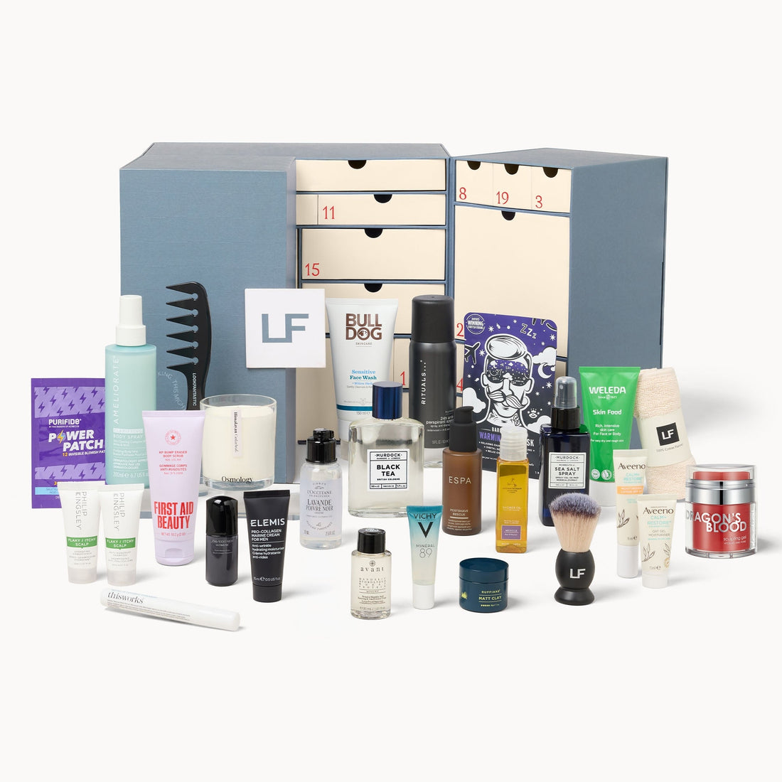 Le Calendrier de l'Avent Homme Lookfantastic 2026