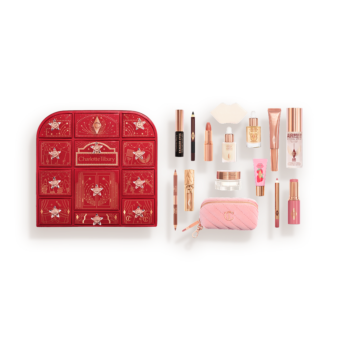 Calendrier de l'Avent Charlotte Tilbury 2026 « Hollywood Beauty Wonderland »